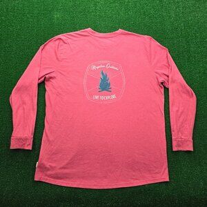 Magellan Tshirt Womens XL Red Pink Boyfriend Fit Outdoors Live to Explore Casual